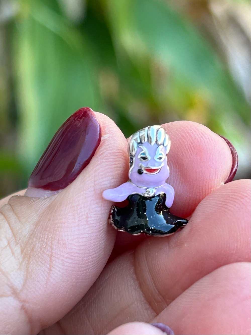 🐙 Disney Ursula Charm – Authentic 925 Silver 🐙